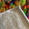 Colorful Bokeh Abstract Fleece Sherpa Blanket | Large 68" x 80" Size - Deja Blue Studios