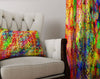 Colorful Bokeh Abstract Style Window Curtains - Deja Blue Studios