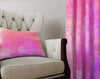 Pink Watercolor Grunge Window Curtains - Deja Blue Studios