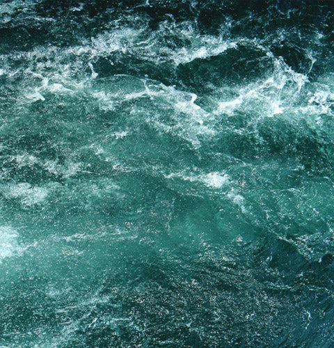 Nautical Green and Blue Ocean Waves
