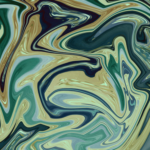 Sage Gold Marble Flow