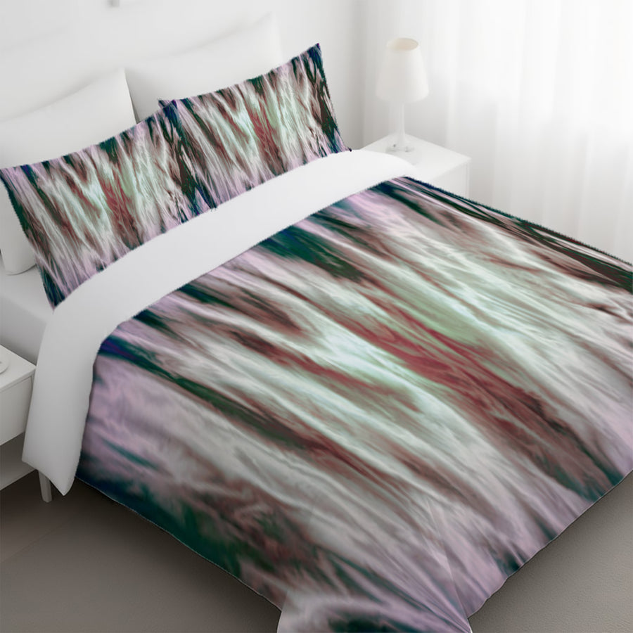 Abstract Pink Boho Sunset Duvet Cover