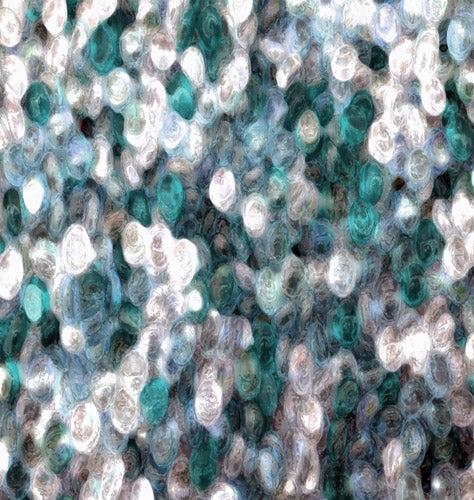 Blue Ocean Shimmer Watercolor