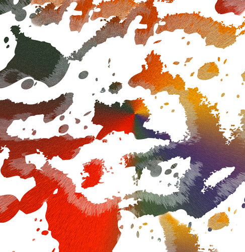 Autumn Paint Scatter Duvet Cover