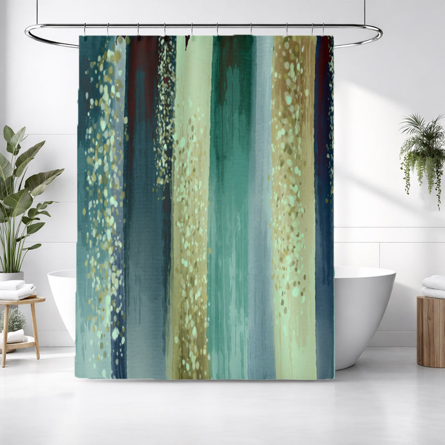 Deja Blue Studios shower curtain