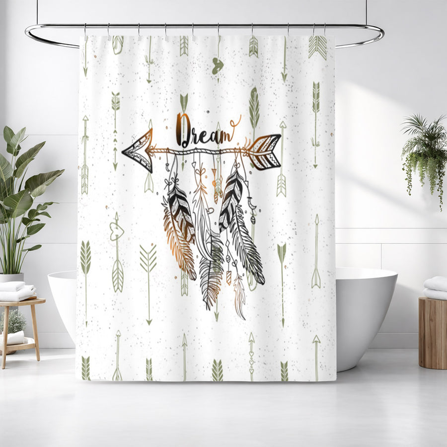 Rustic Arrow Dream Shower Curtain