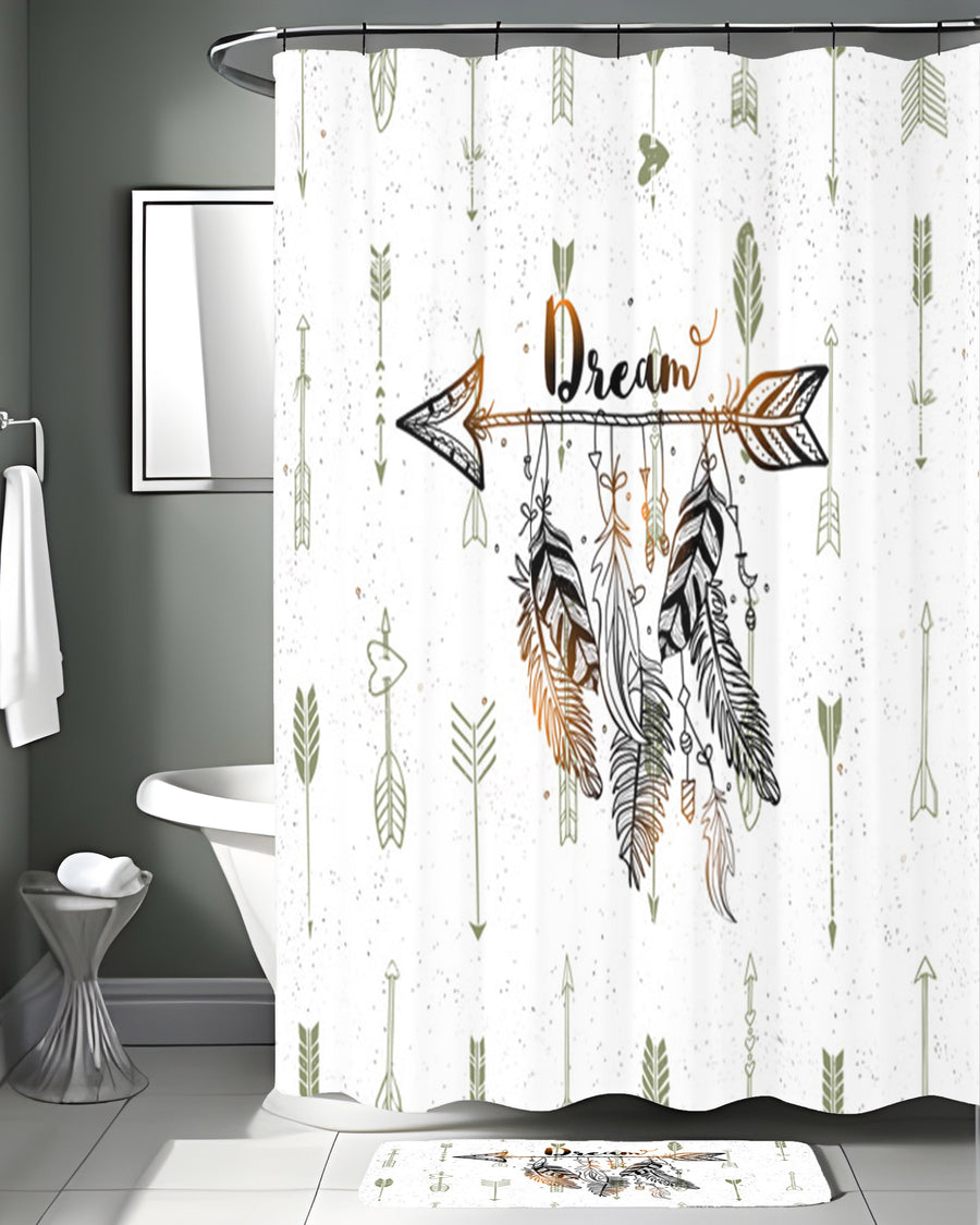 Rustic Arrow Dream Shower Curtain