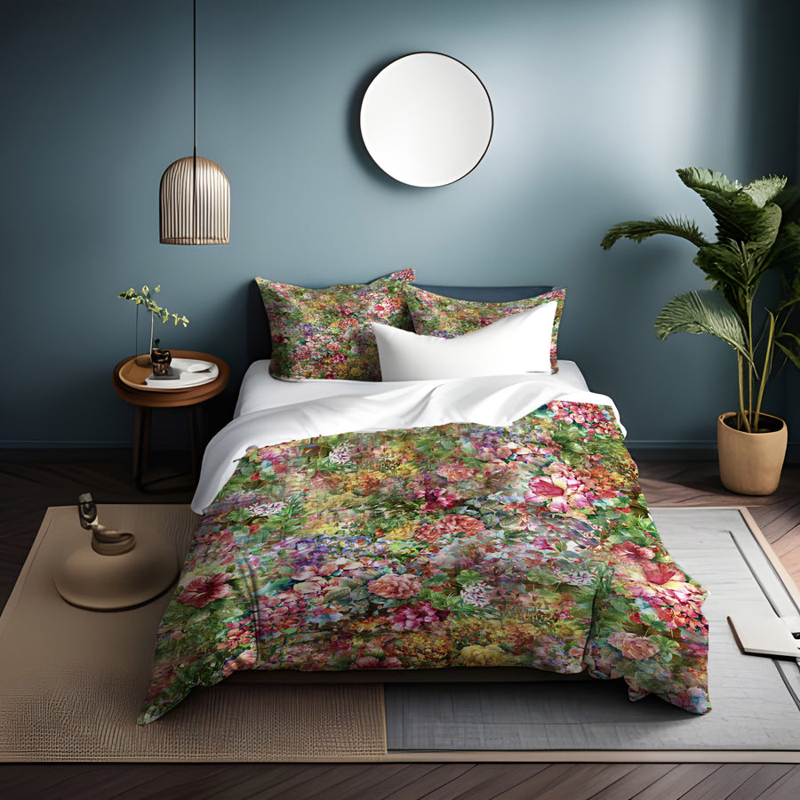 Vintage Garden Collage Duvet Cover