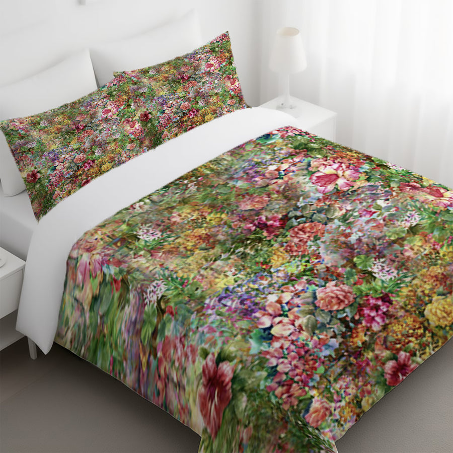 Vintage Garden Collage Duvet Cover