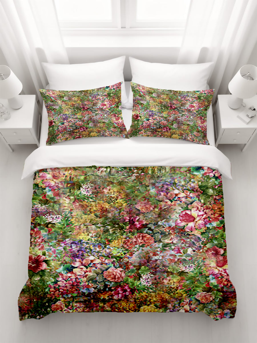 Vintage Garden Collage Duvet Cover