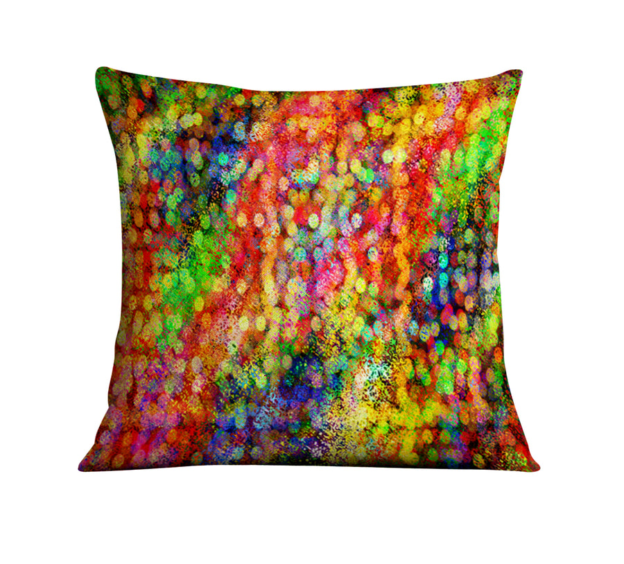 Multicolor Confetti Abstract Texture Pattern Throw Pillow Cover