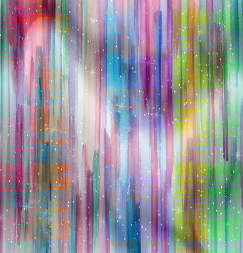 Multicolor Vertical Blend Stripe Pattern