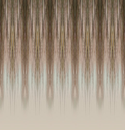 Brown Gradient Drip Abstract Pattern