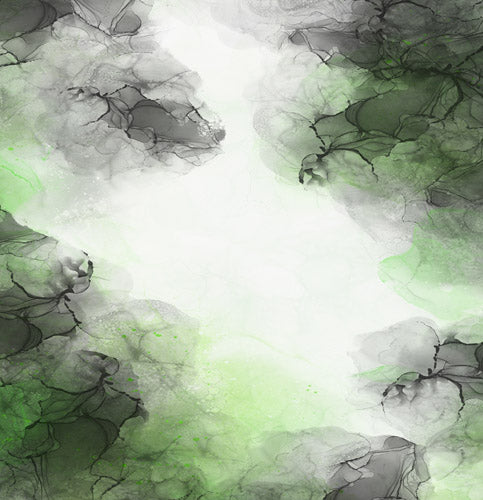 Green Smoke Abstract Texture Pattern
