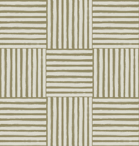 Beige Woven Basketweave Geometric Pattern