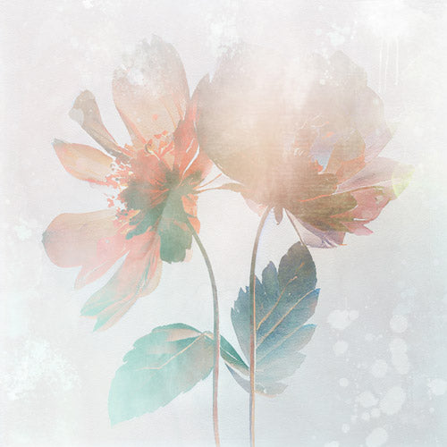 Soft Pink Floral Minimalist Pattern