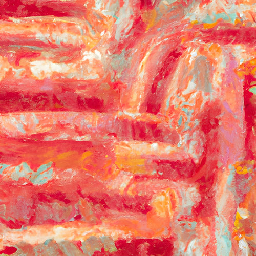 Red and Pink Abstract Paint Texture Pattern