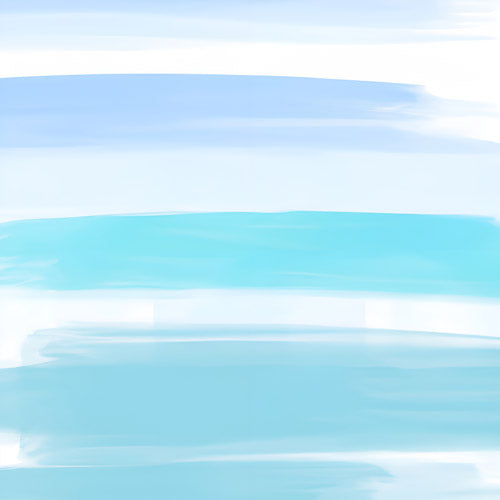 Blue Coastal Horizon Stripe Pattern