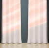 Pink and Gray Whimsical Abstract Window Curtains - Deja Blue Studios