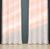 Pink and Gray Whimsical Abstract Window Curtains - Deja Blue Studios