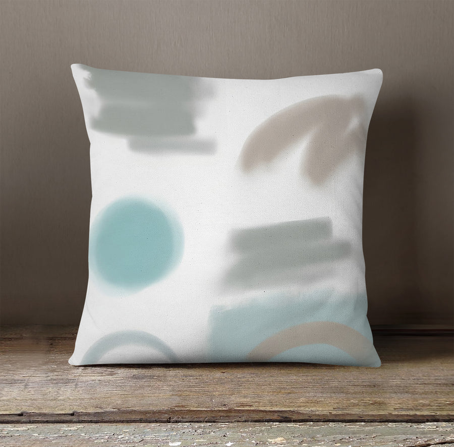 Minimalist Abstract Shape Pattern Throw Pillow Cover