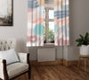Whimsical Window Curtains - Multi Color Abstract Squiggles - Deja Blue Studios