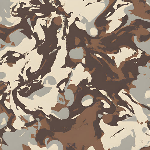 Brown Organic Camo Texture Pattern