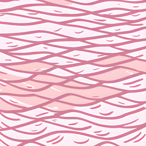 Pink Wavy Line Abstract Pattern