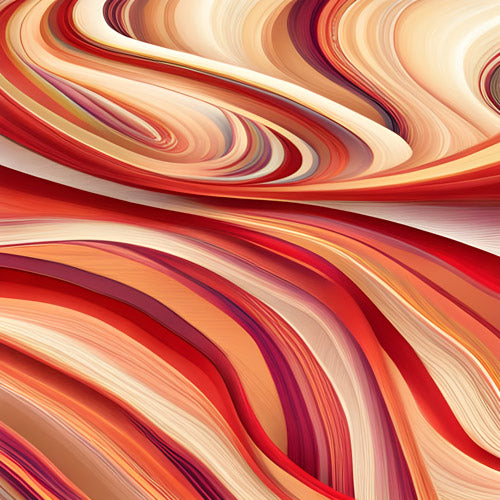 Red and Beige Marble Flow Pattern