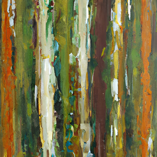 Green Vertical Abstract Texture Pattern