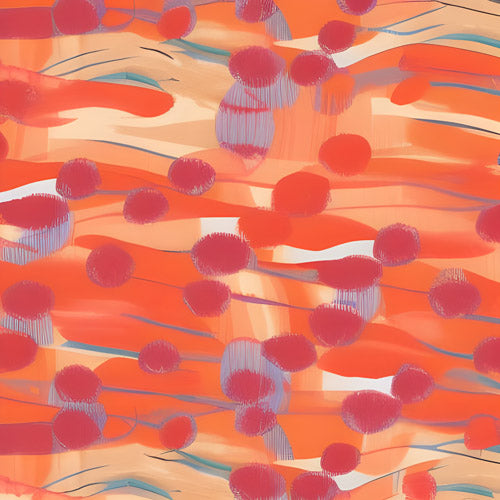 Orange Abstract Dot Texture Pattern