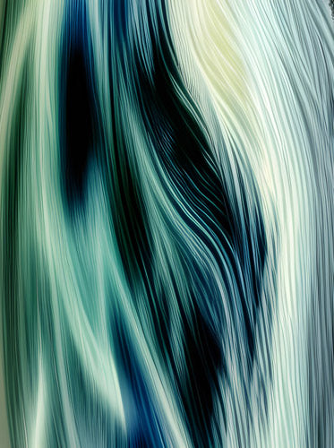 Teal Abstract Fluid Texture Pattern