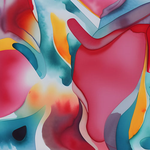 Multicolor Fluid Abstract Pattern