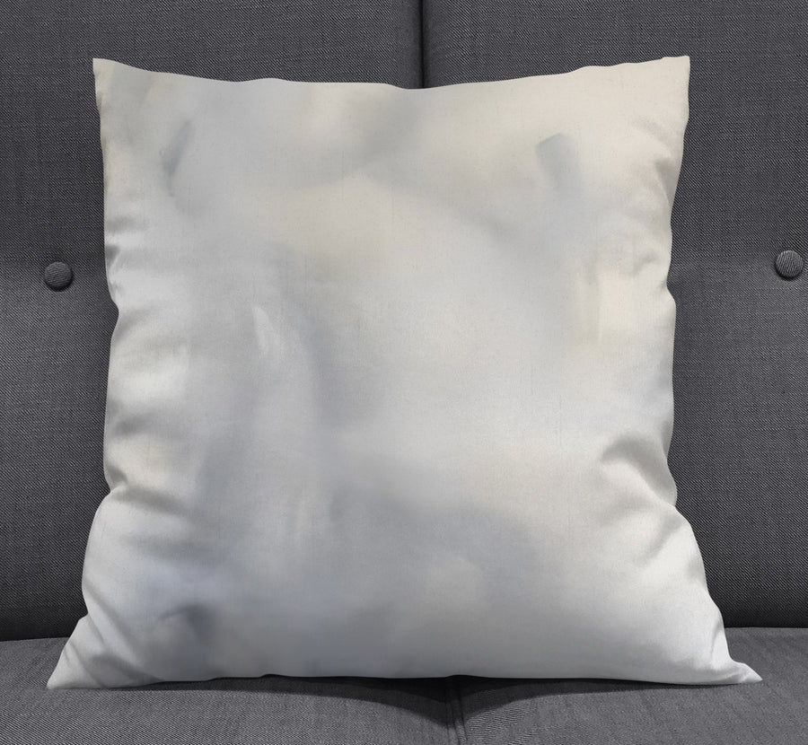 Soft Gray Marble Texture Pattern Throw Pillow Cover