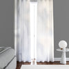 Abstract Window Curtains - Gray Smokey Swirl Pattern - Deja Blue Studios