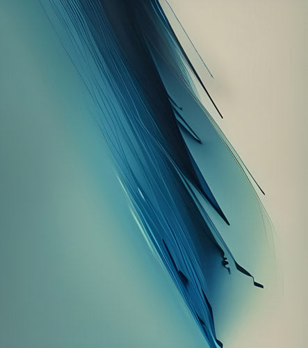 Blue Diagonal Brushstroke Abstract Pattern