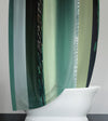 Abstract Striped Shower Curtains - Shades of Green Striped Pattern - Deja Blue Studios