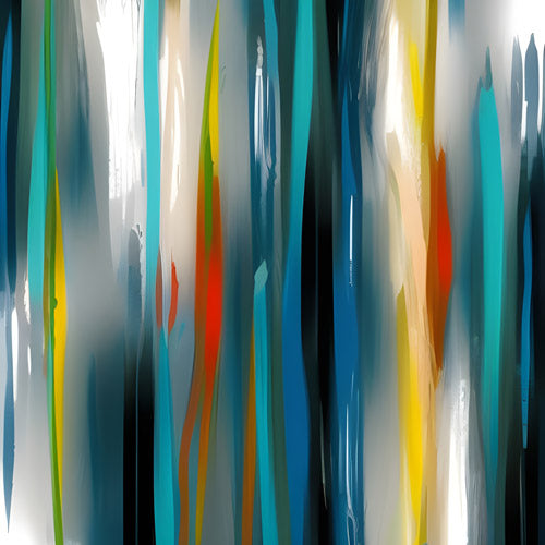 Multicolor Vertical Glow Abstract Pattern