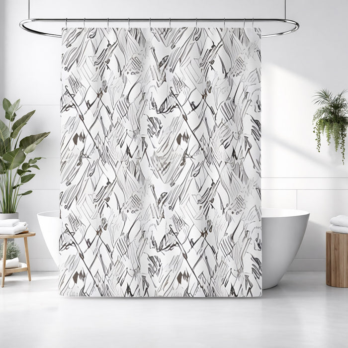 Gray Sketch Texture Abstract Pattern