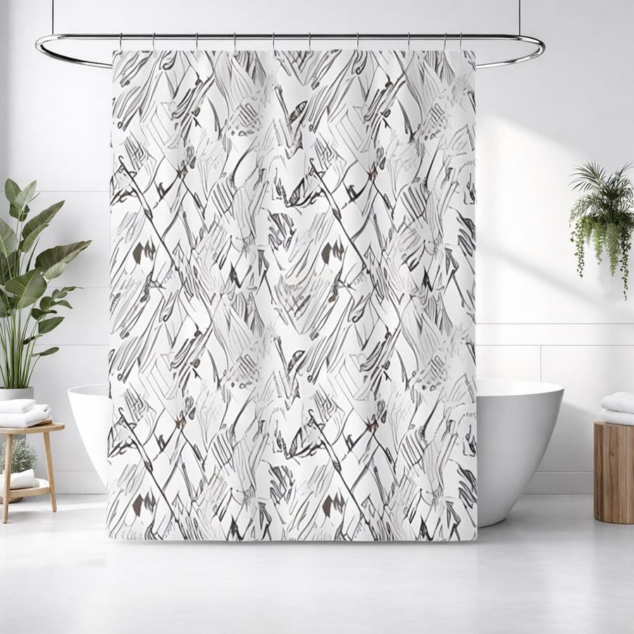 Gray Sketch Texture Abstract Pattern