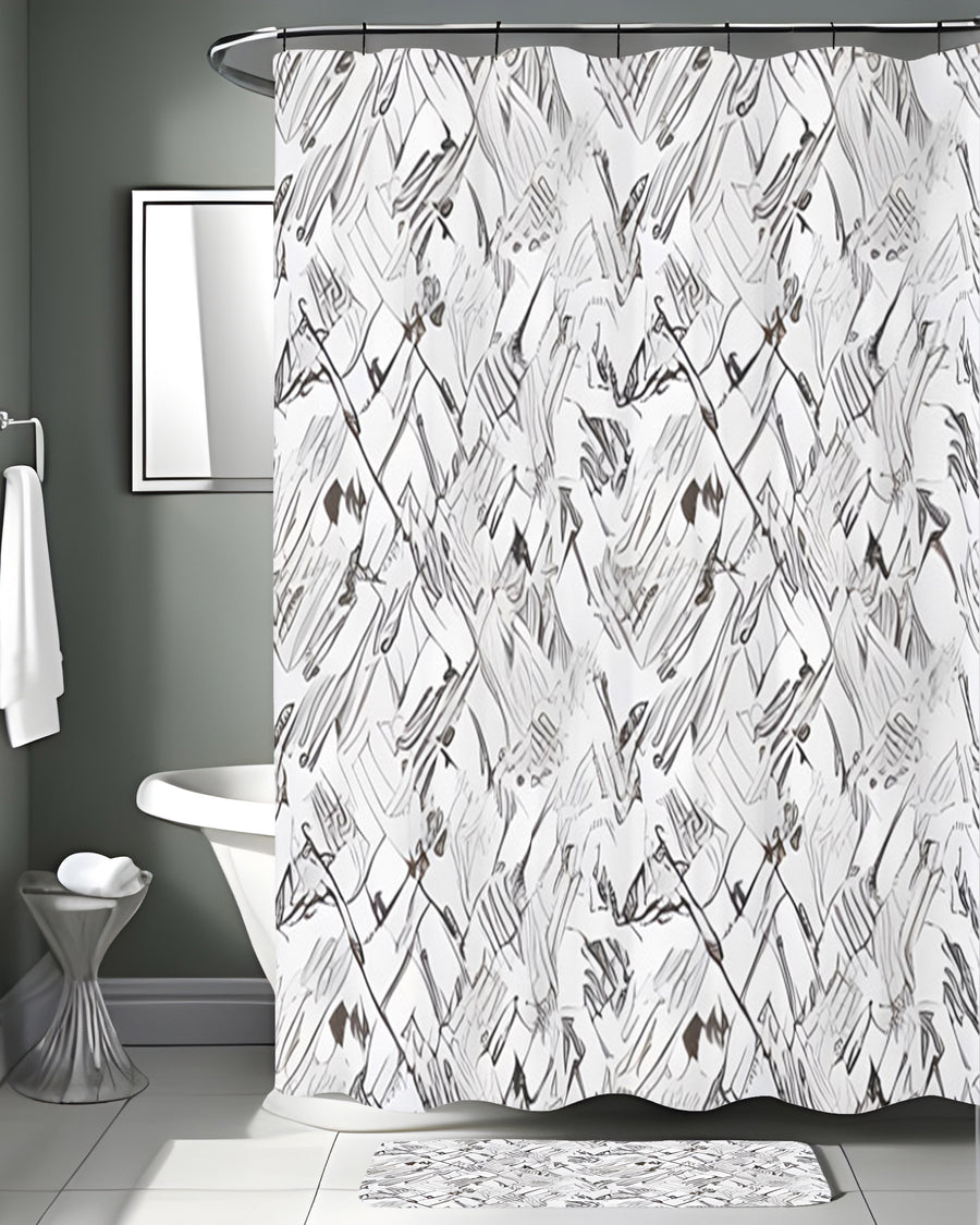 Gray Sketch Texture Abstract Pattern