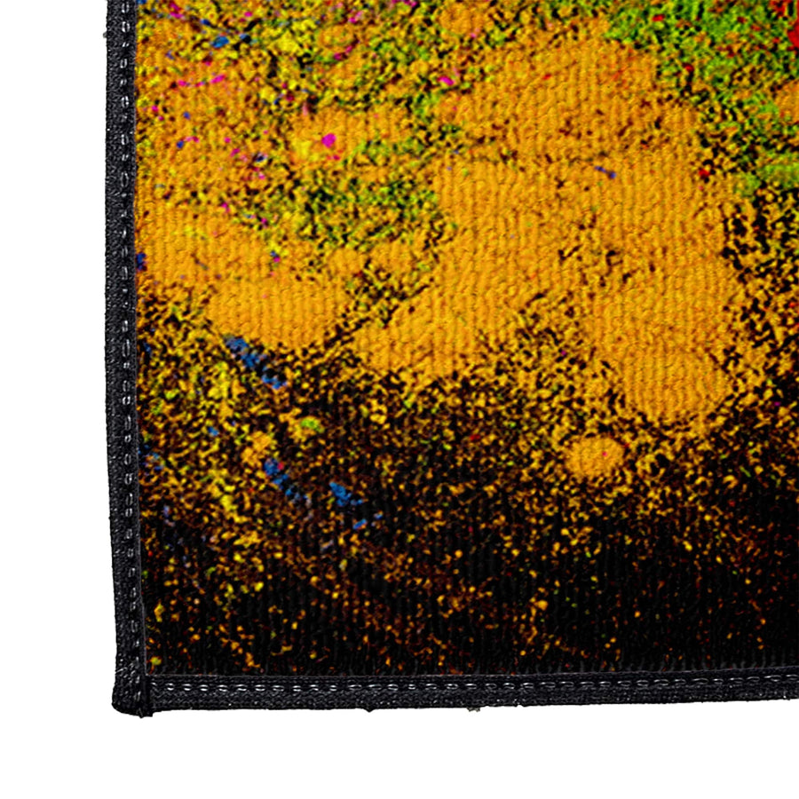 Black Ink Splatter Door Mat - Deja Blue Studios