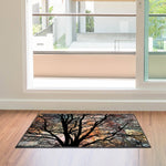 Abstract Tree Silhouette Door Mat - Deja Blue Studios