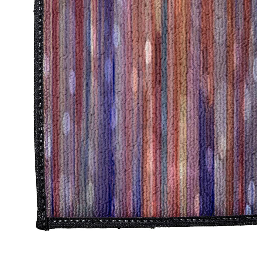 Pastel Watercolor Boho Door Rug | Front Doormat - Deja Blue Studios