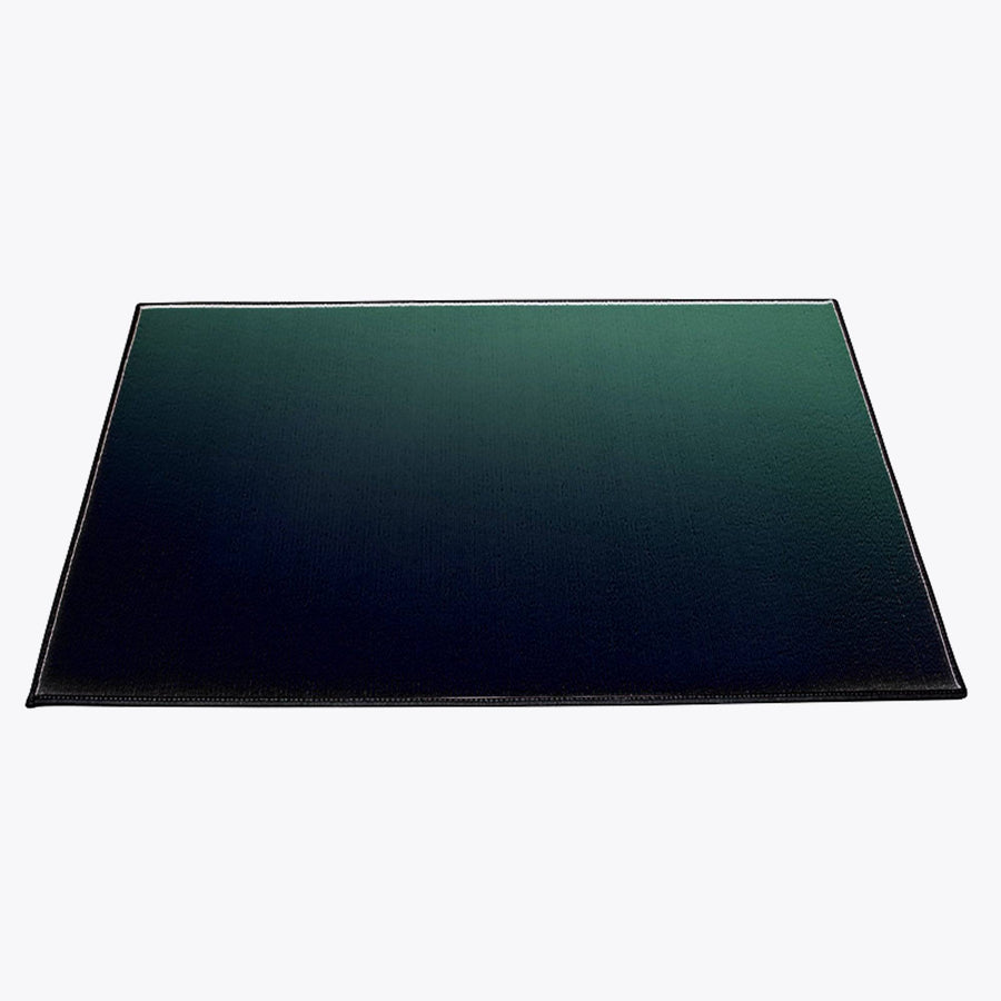 Black and Green Ombre Gradient Door Mat - Deja Blue Studios