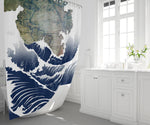 Nautical Storm Shower Curtain - Deja Blue Studios