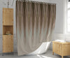 Brown and Beige Vertical Abstract Stripes Shower Curtain - Deja Blue Studios