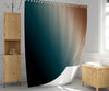 Black and Tan Ombre Gradient Shower Curtain - Deja Blue Studios