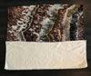 Brown Earth Tone Agate Fleece Sherpa Blanket | Large 68" x 80" Size - Deja Blue Studios