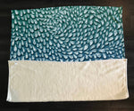 Aqua 3D Raindrop Fleece Sherpa Blanket | Large 68" x 80" Size - Deja Blue Studios